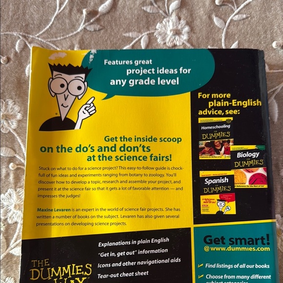 Science Fair Projects for Dummies Book - Picture 2 of 2
